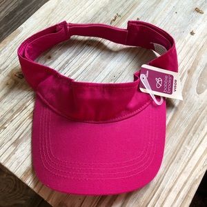 Hot pink visor
